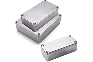 Supertool Die-Cast Aluminum Waterproof Electronics Project Enclosure for External Power Supply (1Pcs-1032L 254x71x52.5mm)