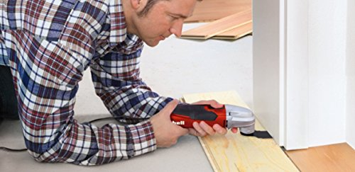 Einhell Multifunktionswerkzeug TC-MG 220 E (220 W, Dreieckschleifplatte, Schleifpapier, Staubabsaugung, Schaber, Tauchsägeblatt) - 3