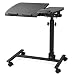 Produktbild Yahee Notebooktisch Laptoptisch Laptop Notebook Tisch Notebookständer Laptopständer auf Rollen höhenverstellbar Halterung (schwarz)