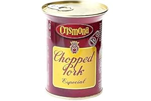 ATRACOM Chopped Pork Especial Crismona Lata Abre Fácil 425 g [Pack 3 ud x 425 g]