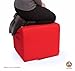 Arketi-com Ottoman Cube Orange Polyurethane High Density Height cm 45 Side cm 45 Hand Made in Italy