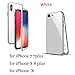 Produktbild Pnizun - magnetische Adsorption Telefonkasten für iPhone XS Max XR 8 X Fall Magnetic Ausgeglichenes Glas zurück Telefon-Kasten für iPhone 7 Fall [Weiß für iPhone XR]