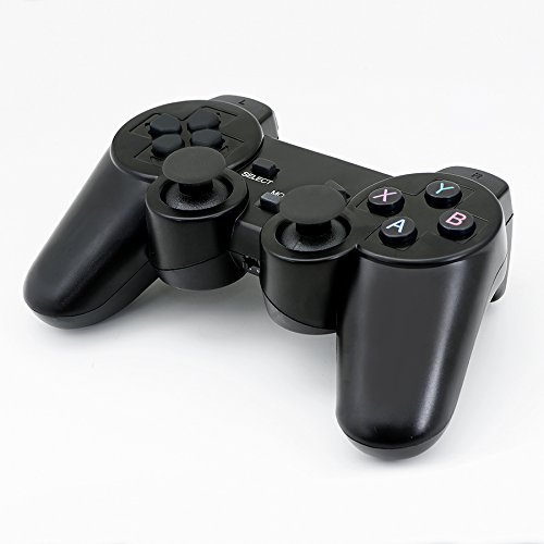 QUMOX Mando de juego Controlador inal  mbrico 2 4GHz Gamepad Joystick Gamepad para PC