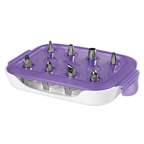Wilton Set Iniciación Boquillas, Acero Inoxidable, 17.145x15.875x5.08 cm, 9 Unidades