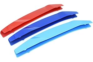 HIBEYO Insert, griglia anteriore per radiatore, strisce adatte per BMW X5 G05 2019, accessorio per auto, clip in ABS, griglia anteriore, per lo styling