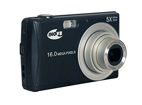 Inov8 C165L Compact Digital Camera - Black (16 MP,5x Optical Zoom) 2.7-Inch LCD - Image 4
