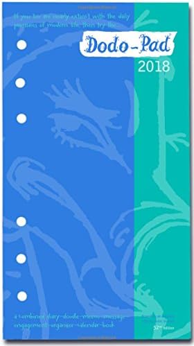 Dodo Pad Filofax-Compatible 2018 Personal Organiser Refill Diary - Week to View Calendar Year: Diary-Doodle-Message-Engagement-Organiser with Room for ... Appointments/Activities (Dodo Pad 2018)