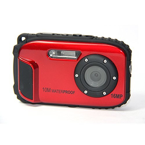 Underwater Camera Stoga CGT002 2,7 Zoll LCD Digitalkamera 16MP Video Camcorder wasserdicht Kamera Zoom Video Recorder + 8 X Zoom Cam-rot Underwater Camera Stoga CGT002 2,7 Zoll LCD Digitalkamera 16MP Video Camcorder wasserdicht Kamera Zoom Video Recorder + 8 X Zoom Cam-rot