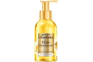 Garnier Siero Schiarente Illuminante, Per Capelli Biondi, Capelli più Biondi in Soli 3 Usi, Lucentezza Immediata e Nutrimento Intenso, Con Camomilla e Miele di Fiori, Ultra Dolce, 120 ml