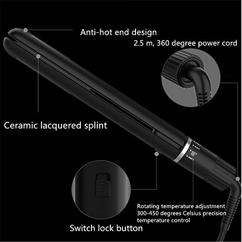 Knob Intelligent Temperature Control Hair Straightener Ceramic Paint Plywood 360 Rotating Power Cord Black Gold Rose Gold Gold reviews Knob Intelligent Temperature Control Hair Straightener Ceramic Paint Plywood 360 Rotating Power Cord Black Gold Rose Gold Gold