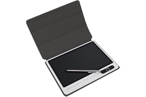 EMEBAY Bloc-Notes électronique Tableau d'écriture Intelligent avec étui de Protection, Tablette à Dessin LCD 10.1 Pouces, Outil de Peinture à la Main pour Enfants/Adultes/Notes/Enseignants