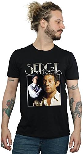 Homage Men's Serge Gainsbourg T-Shirt Black X-Large
