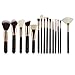 Generic 15pcs Women Beauty Cosmetic Makeup Brush Blusher Eye Shadow Brushes Foundation Fan BrushSet RS.700.00