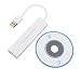 Imorted 3-Port USB 2.0 LAN Adapter to Ethernet RJ45 Network Cable 10/100Mbps RS.375.00