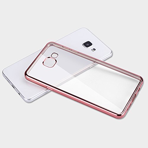 Samsung Galaxy A5 2016 Hülle ,Schutzhülle,Yica Silikon Hülle Case Clear TPU Transparent Schutzhülle Hülle für Galaxy A5 2016 Case Cover (Roségold) - 5