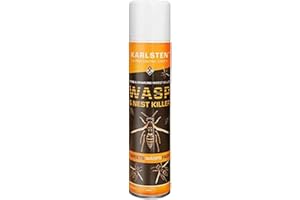 Karlsten Wasp & Nest Killer Spray | Maximum Strength, Fast-Acting Formula | Kills Wasps, Hornets & Nests Instantly | Long-Lasting Indoor & Outdoor Pest Control | 300ml