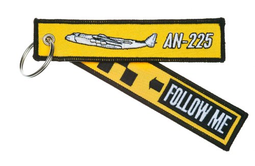 Preisvergleich Produktbild Schlüsselanhänger - "Follow Me" - Antonow AN225 - inkl. Schlüsselring
