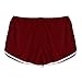 Produktbild NINGSANJIN Damen Kurze Hose Shorts Schlafanzughose Schlafhose Yoga Sporthose Running Gym Beiläufige Elastische Hohe Taille Shorts Schwarz blau Weinrot (S, Weinrot)
