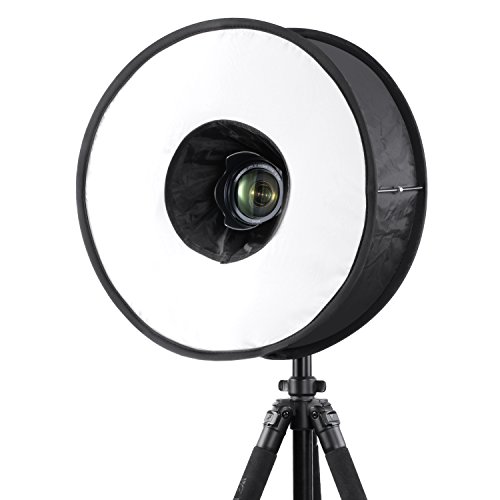 Neewer 18   45cm Ronde Universelle Pliable Diffuseur Anneau Magn  tique de Flash Soft Box Bo  te de Lumi  re pour Canon  Nikon  Yongnuo  Sony  Version Simplifi   