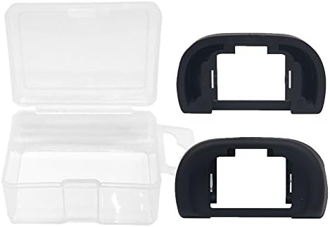 Alliebe EP-11 Eyepiece Eyecup Viewfinder for Sony A7/A7S/A7R/A7II/A7SII/A7R II/A57/A58/A65 Replaces Sony FDA-EP11 (2 Pack) with Alliebe Mini Storage Case