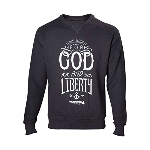 Preisvergleich Produktbild Uncharted 4 Pullover -L- For God and Liberty,schwa