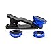Produktbild Belmalia 3in1 Set Fischauge bis zu 180°, Makro, Weitwinkel Objektiv, z. B. iPhone 4 5 6 7, iPad mini, Samsung Galaxy Note S3 S4 S5 S6 S7 S8 Blau