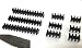 Produktbild 9 Stück 24 / 8 & 6-Slot SET Kabelkamm für 3mm Kabel 5mm ATX (schwarz)