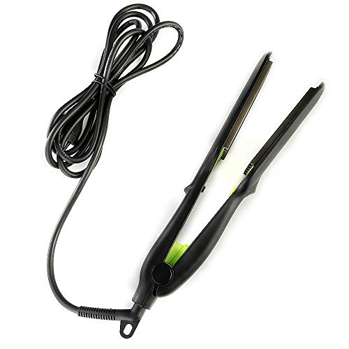 Nulijianchi2 Hair Straightener Anti-Scalding Plywood Environmentally Friendly Alloy Hair Straightener Corn Hot Straight Bar  Black