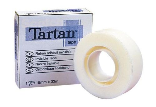 Preisvergleich Produktbild Tartan 23954 Klebefilm, unsichtbar, beschriftbar, 19 mm x 33 m