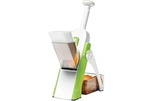 CLASHOP Affettatrice di verdure, Spessore regolabile Patate Affettatrice Cipolla Chopper Kitchen Chopping Artifact Multifunzionale Cutte mandolina