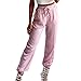Produktbild Komise Frauen Damen Boho Gym Yoga Running lose Hosen elastische Kittel Taille Casual Hosen (Rosa, XL)