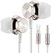 Price comparison product image Betron BS10 Earphones Headphones, Powerful Bass Driven Sound, 12mm Large Drivers, Ergonomic Design for iPhone, iPad, iPod, Samsung and Mp3 players (Gold)