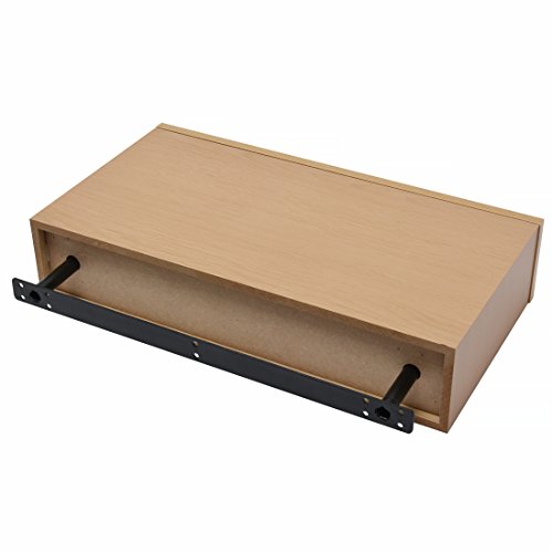 Duraline Modernes Sideboard | Regalbrett mit Schublade | 48 x 25 x 10 cm | eiche - 3