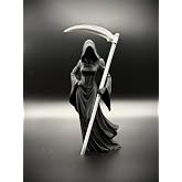 Female Reaper Heykelciği | Lady Death Tasarım Masa Dekoru | Gotik Ev Aksesuarı ve Koleksiyonluk Biblo Karanlık Estetik ve Mis