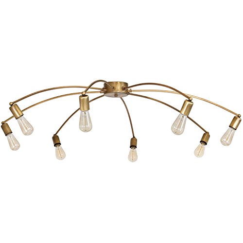 Preisvergleich Produktbild Tahoma 8 Deckenleuchte Kronleuchter Messing