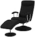 Produktbild Sino-Living SE-901 Massagesessel mit Fußhocker, PU-Leder schwarz