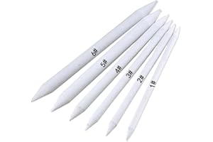 NANAXAGLY Blending Stump and Tortillions Set, Paper Art Blenders, Art Pencils, Drawing Pencils for Artists Student Sketch Drawing Tools, Drawing Supplies (6 Pcs)