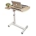 Produktbild GAOYANG Laptop-Schreibtisch, Portable Computertisch, Tablett Nachttisch Bett Lernen Haushaltslift Faltbare Bewegung, der Desktop Ist Frei Um Zu Spiegeln, Nussbaum Größe: 66,5-96,5 cm