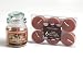 Hosley® Rustic Sandalwood Highly Scented, 2.65 Oz wax, Jar Candle with Pack of 6pieces Scented Tealights RS.196.00