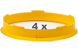4 x pneugo! Bagues de centrage pour jantes alu 67.0 mm - 65.1 mm