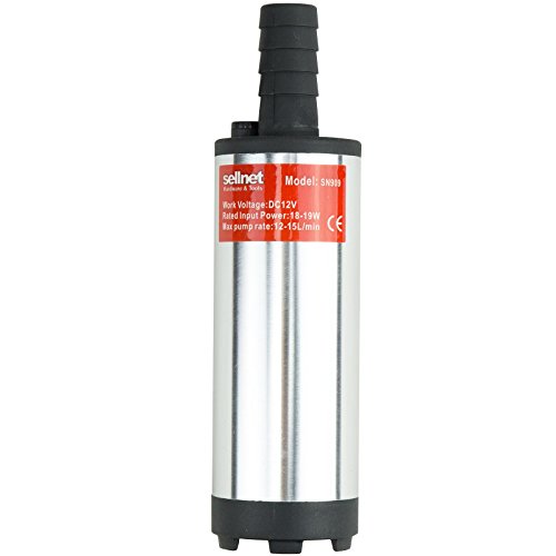 Tauchpumpe 12V 230V für Diesel Öl Heizöl 38mm Zigarettenanzünder SN909-230V - 2
