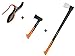 Produktbild Gartenpaul Set: FISKARS Spaltaxt X27 - XXL + FISKARS Universalaxt X7 - XS + GARTENPAUL Axt- und Messerschärfer