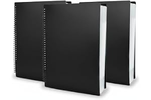 Irich 3 st musikfilmapp A4, 60 ark körmapp, presentationsmapp för pianoföreställning, tillgänglig för anteckningar (30 fickor 60 sidor, 32 x 24 cm