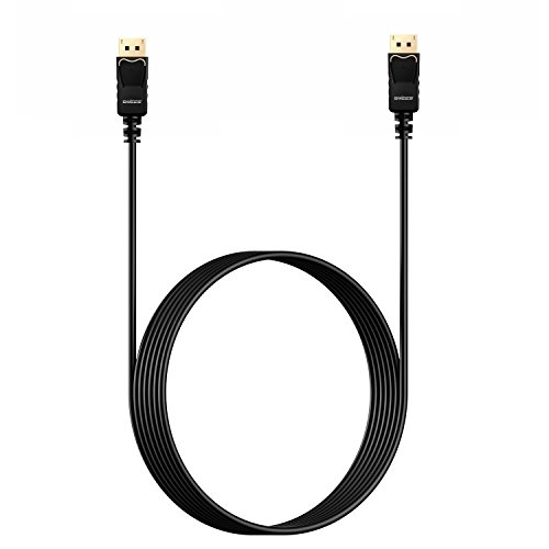 DisplayPort Kabel, Swees Ultra HD 1080p 4K Displayport 1.2 auf Displayport 1.2 Kabel Audio Video Adapterkabel mit Vergoldete Kontakte – 2m - 4