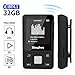 Price comparison product image MP3 Player 32GB with BT 4.1 Supports TF up to 128GB, HIFI Sound and Touch Button Music Player Display 1.5 inch for Sport, Pedometer, FM Radio, Recording, Video, E-book