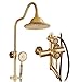 Produktbild FFJTS Copper European Antique Shower - Rotierende Hebe-Booster-Dusche-Set