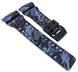 Casio G-Shock Ersatzband Uhrenarmband Resin Band blau Camouflage GA-700CM-2AER