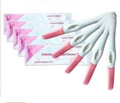 Hodgea 2pcs Urine Pregnancy Test Midstream Test Early Detection Kits Testing tool