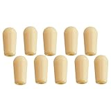 perilla interruptor Rosca interna 3.5mm MagiDeal 10 Pedazos Perillas de Interruptor de Plástico de 3 Vías para Guitarra Eléctrica - Beige