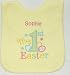 New Baby 1st Personalised Easter Bib. (Lemon)